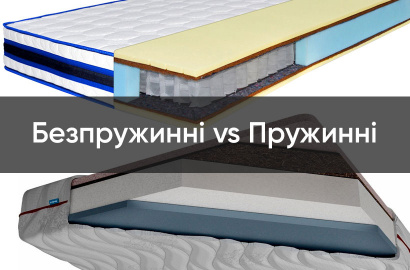 Какой матрас лучше: пружинный или беспружинный?