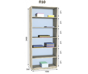 Модуль гардеробної Престо П 10 (1000х500х2400)