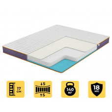 Беспружинный матрас Aster Flowers Collection