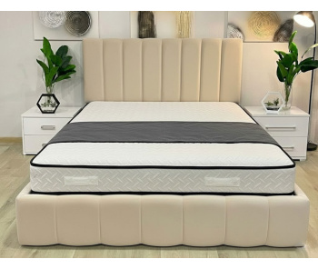 Біле ліжко Хюпер