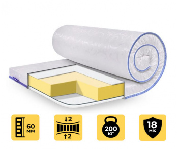 Матрас топпер BIG-MEMORY ЖАКKАРД