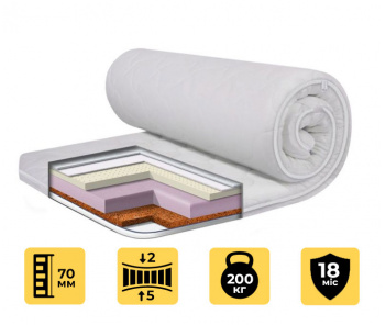 Матрац топер COCOS-LATEX