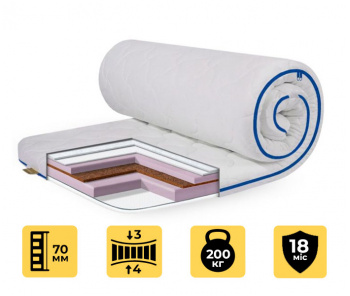 Матрац топер COCOS-MIX ТРИКОТАЖ