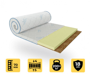 Топпер Sleep&Fly Mini Flex 2 в 1 Кокос