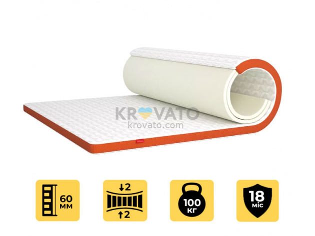 Матрац топер Flip Orange