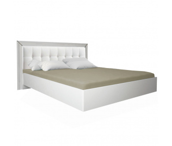 Кровать Бэлла / Bella white с мягким изголовьем и подъемным механизмом