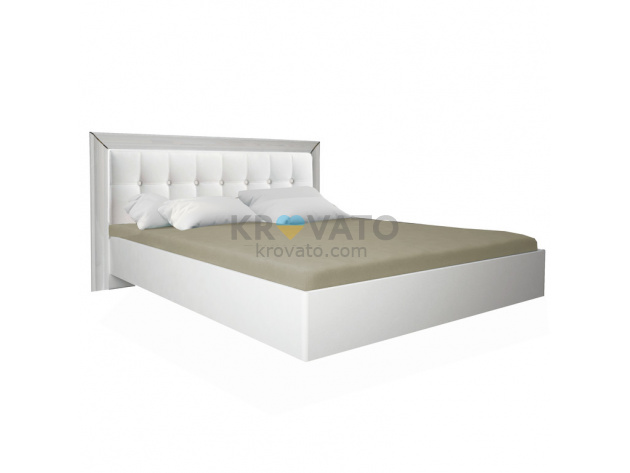 Кровать Бэлла / Bella white с мягким изголовьем и подъемным механизмом
