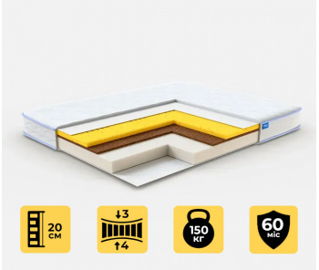 Беспружинный матрас Yoga Cocos