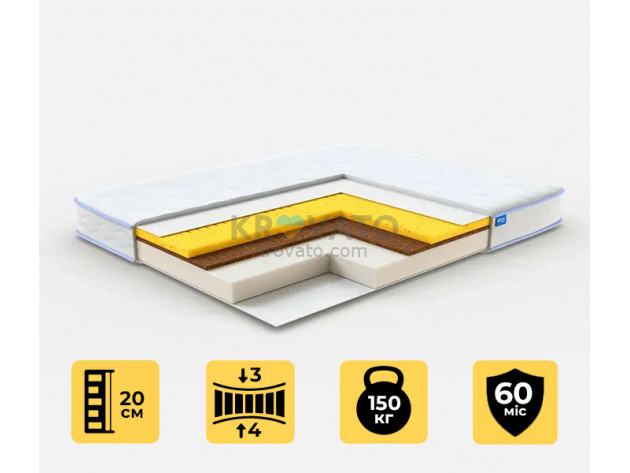 Безпружинний матрац Yoga Cocos