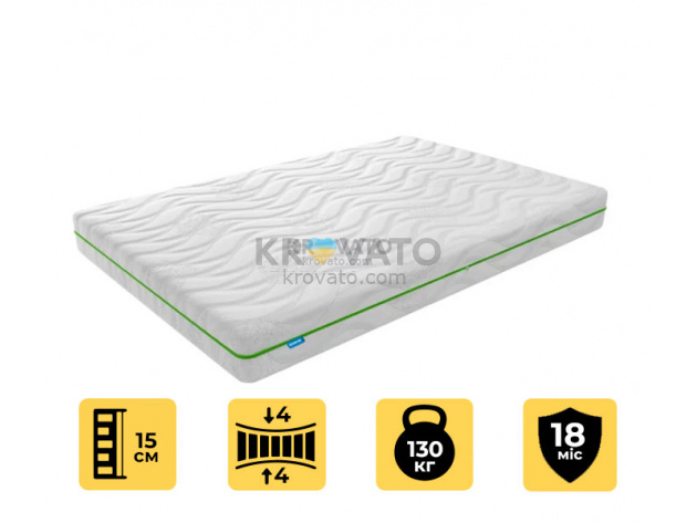 Беспружинный ортопедический матрас Candy Green (Кенди Грин)