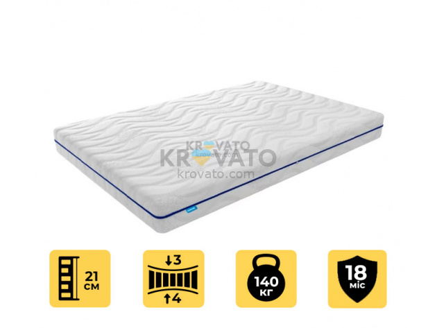 Беспружинный ортопедический матрас Usleep Candy Yellow