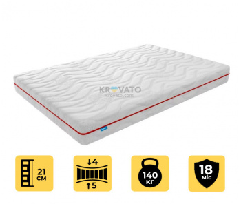 Безпружинний ортопедичний матрац Candy Red (Кенді Ред)