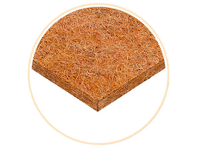 Double Coconut — латексированная кокосовая койра в матрасе Come-For RedPeak Фудзи